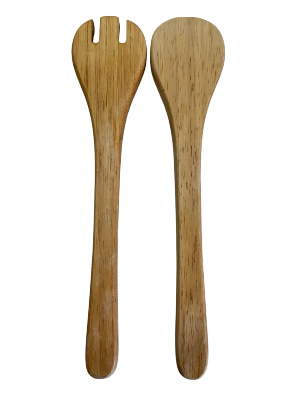 Wood Salad Server Serving Spoons